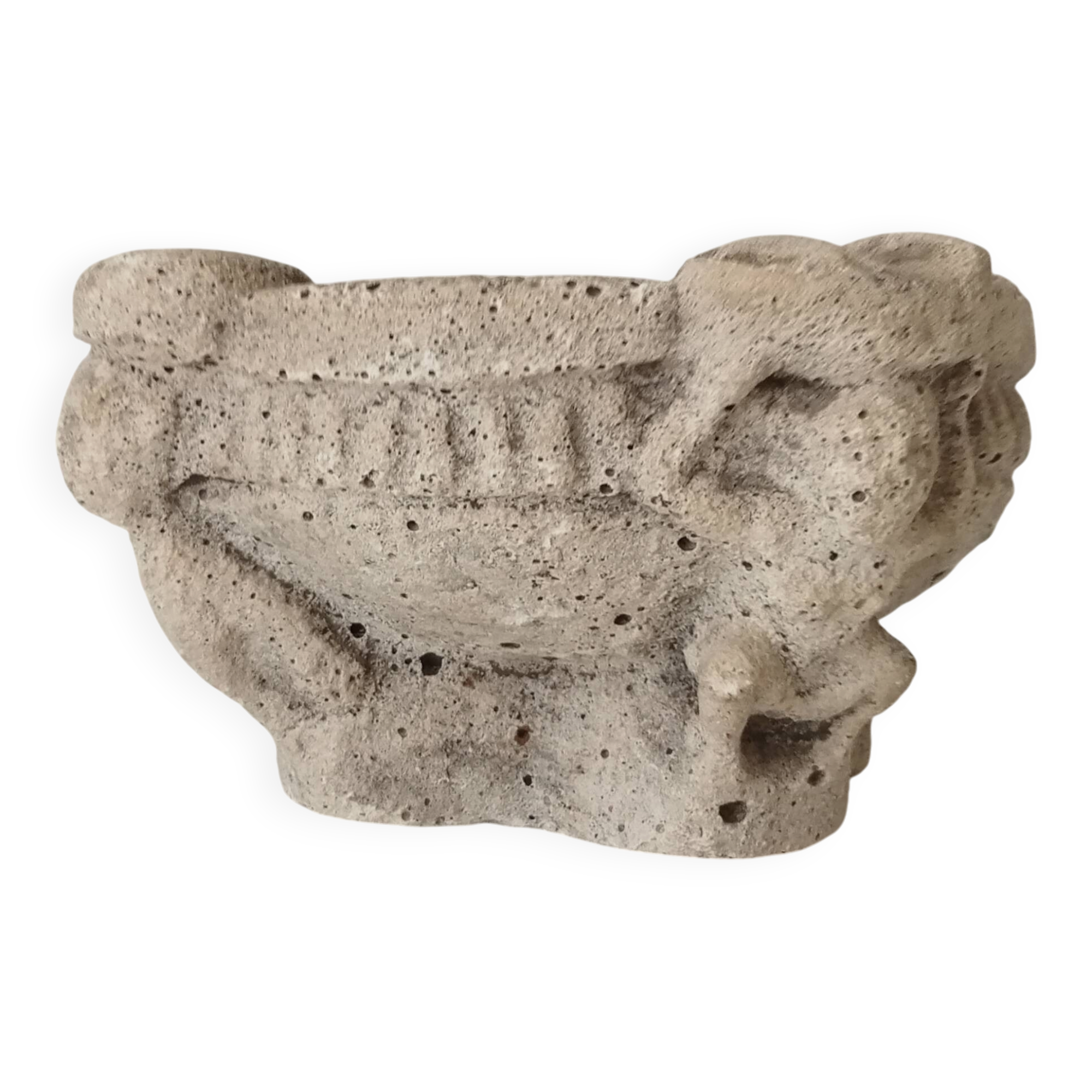 Vintage stone gargoyle ashtray