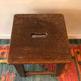 Oak work stool
