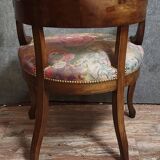Gondola office chair from the Restoration period, dating from the early 19th century.