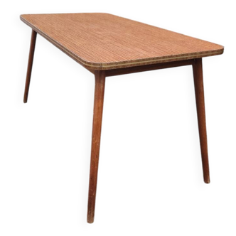 Formica and solid wood coffee table