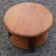 Coffee table nesting tables in cherry wood in classic style from the 60s/70s