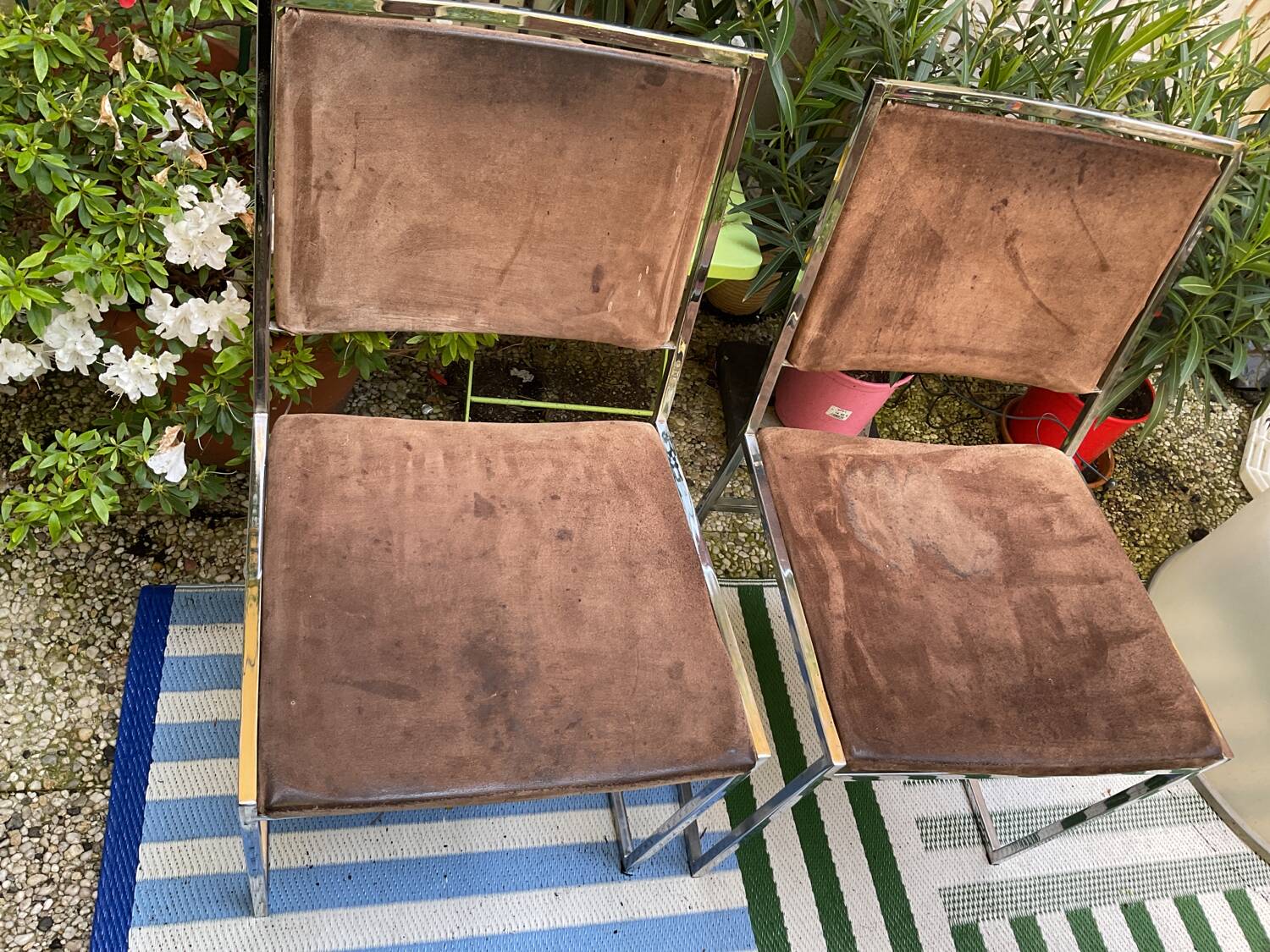 Four Marco Zanuso chairs from the 70s