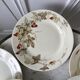 set of 8 dessert plates Terre de Fer Lunéville model Lier XIXth