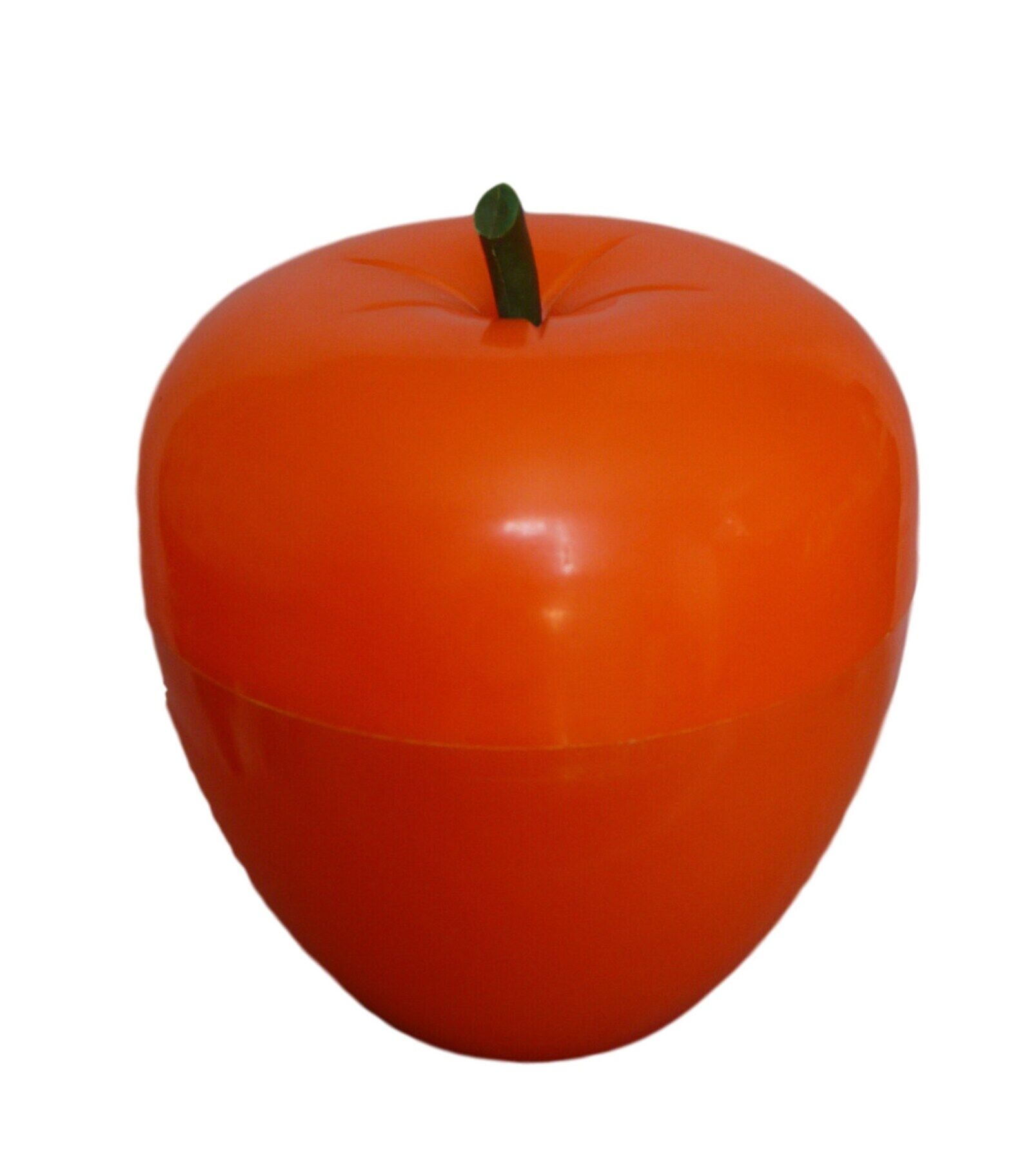 Vintage apple red orange ice bucket