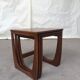 Vtg Mid Century Quadrille Teak Sunelm Nest Of Tables Side Coffee Table Danish