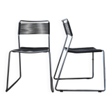 Pair of ikea "scoubidou" chairs 1990
