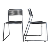 Pair of ikea "scoubidou" chairs 1990