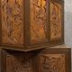 Cabinet pivotant en bois de camphre – vers 1950