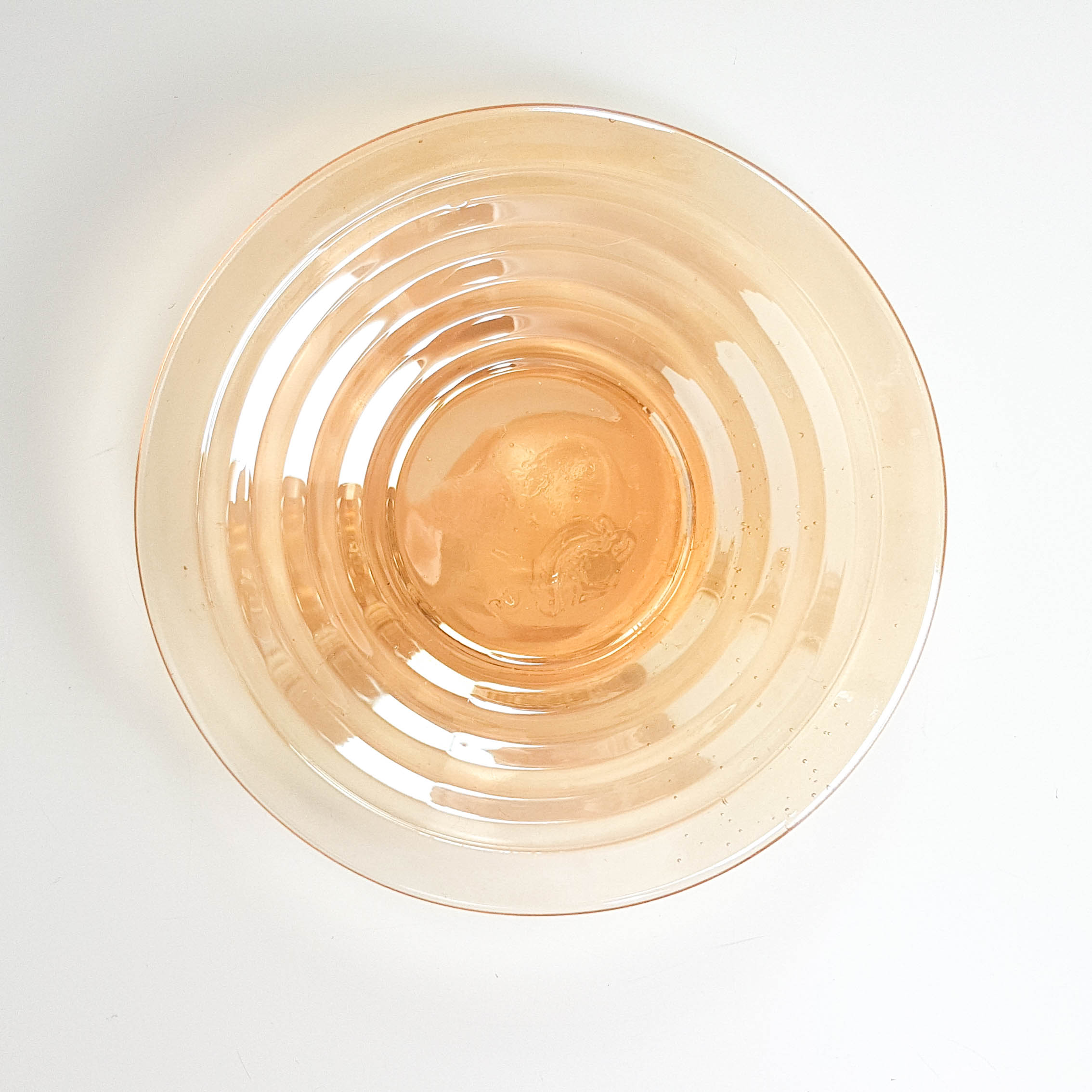 Gondolo coffee service in iridescent glass