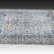 Persian Iran Nain Wool and Silk Oriental Rug: 3.10 X 2.08 Meters