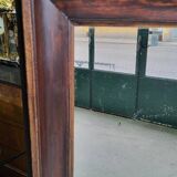 Antique wooden mirror