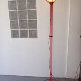 Lampadaire design italie 180cm tubulaire rouge