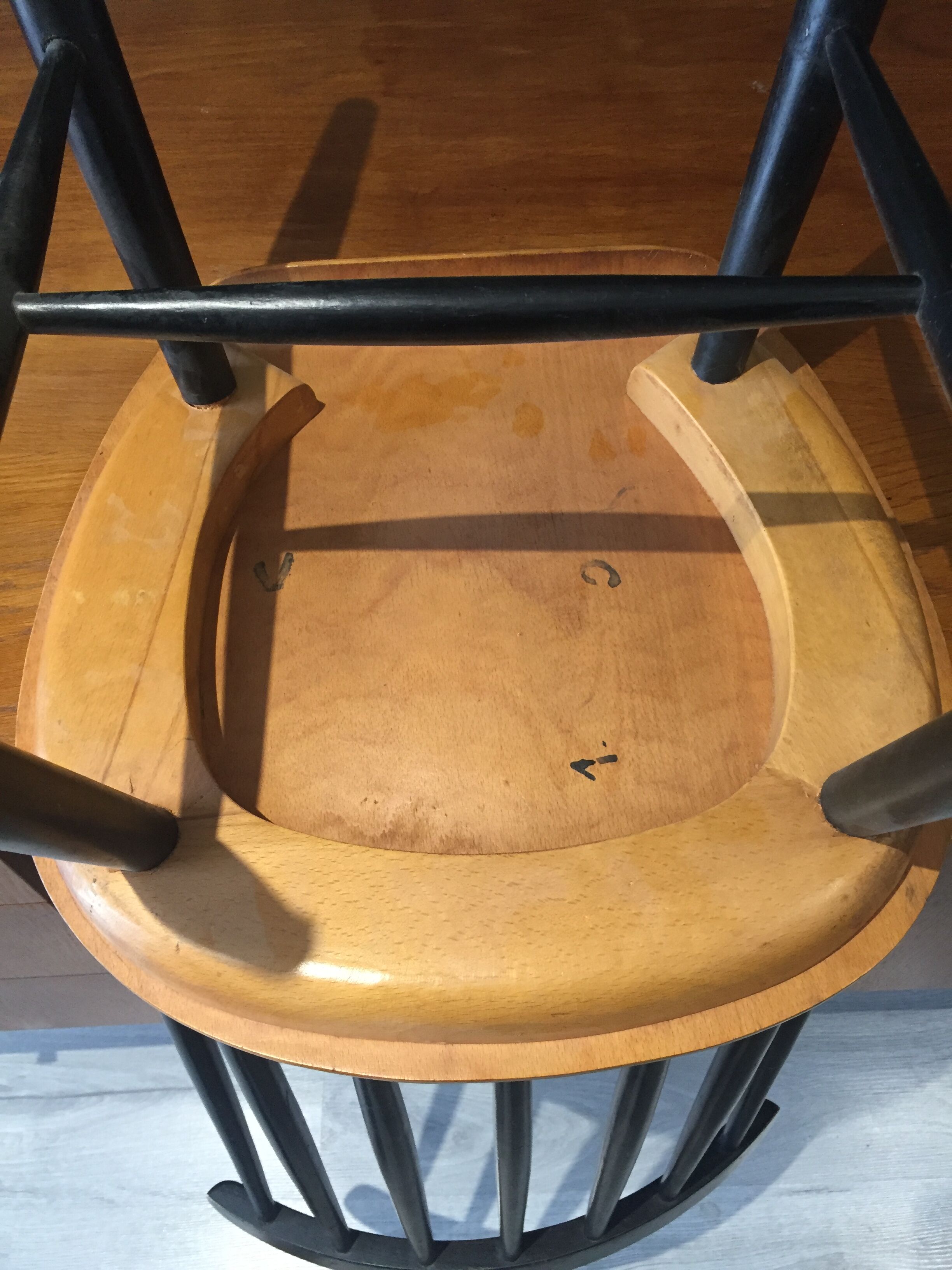 Vintage desk set and Scandinavian chair