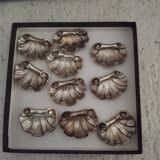 10 Christofle silver-plated knife rests