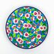 Cup and saucer "apple blossom" D188, Longwy enamels, 1930
