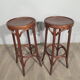 Paire de tabourets bistrot