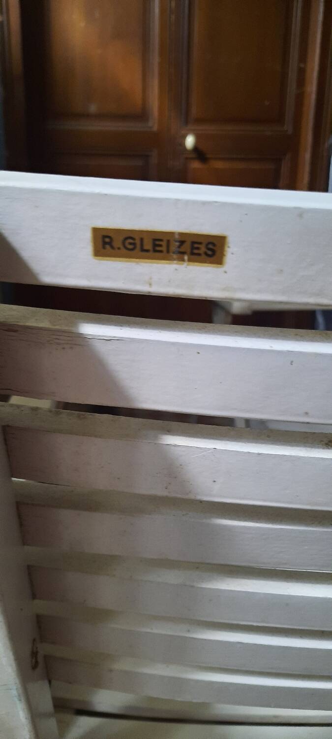 4 R Gleizes folding garden armchairs