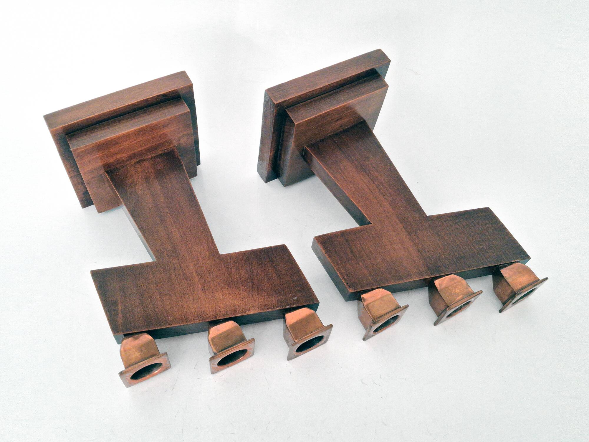 candlestick set Art Deco 1930s