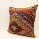 60x60 cm Kilim Cushion,Vintage Cushion Cover