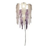 Applique de cristal. Italie, années 1970.