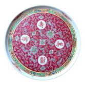 Plat chinois mun shou rose longevity