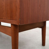 Teak bookcase, Danish design, 1960s, designer: Johannes Sorth, production: Bornholm