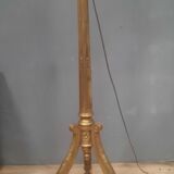 Louis XVI style gilded wooden floor lamp