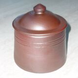 Stoneware butter pot