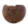 Spherical terracotta two-tone degreasing limestone XXth Africa