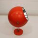 Vintage orange eyeball space age wall Lamp– Louis Poulsen, Denmark 70's