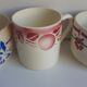 6 coffee cups Digoin Badonviller Sarreguemines