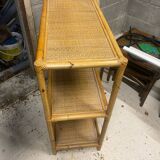 Rattan shelf