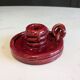 Earthenware candlestick