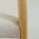 Pair of linen dining chairs