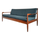 Vintage Scandinavian 3-seater canapé in solid wood