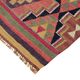 Turkish Handwoven Vintage Herki Kilim 100 cm x 270 cm