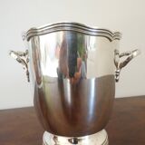 Louis XV style silver-plated metal ice/ice cube bucket