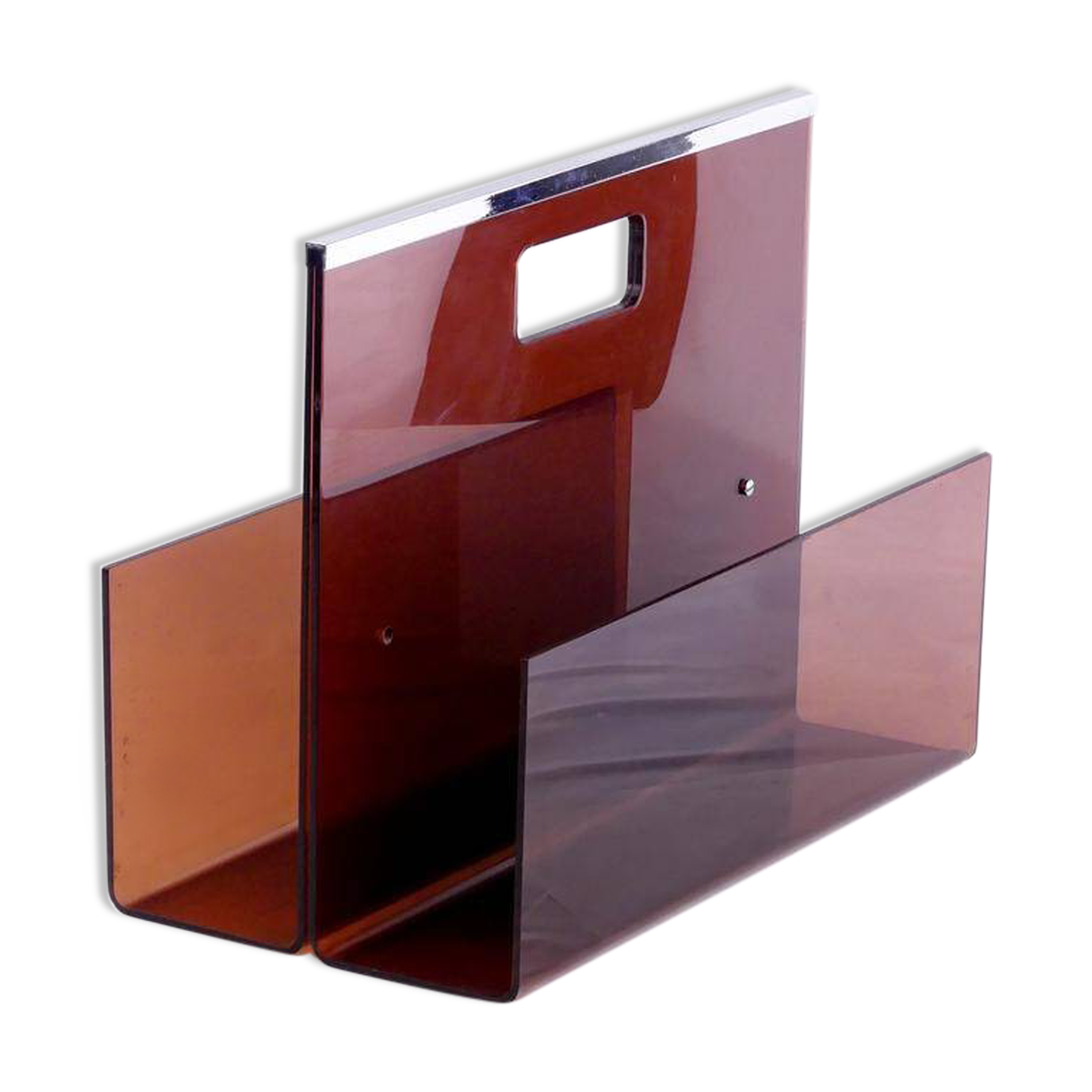 Plexiglass magazine rack Michel Dumas