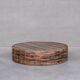 Table basse en bois brutaliste primitive Français milieu du siècle