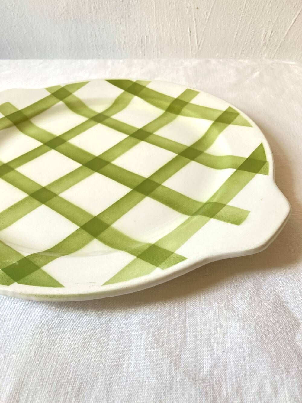 Set of three serving dishes, Moulins des Loups, model "Tablecloth"