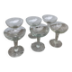 6 verres soufflés / coupes anciennes