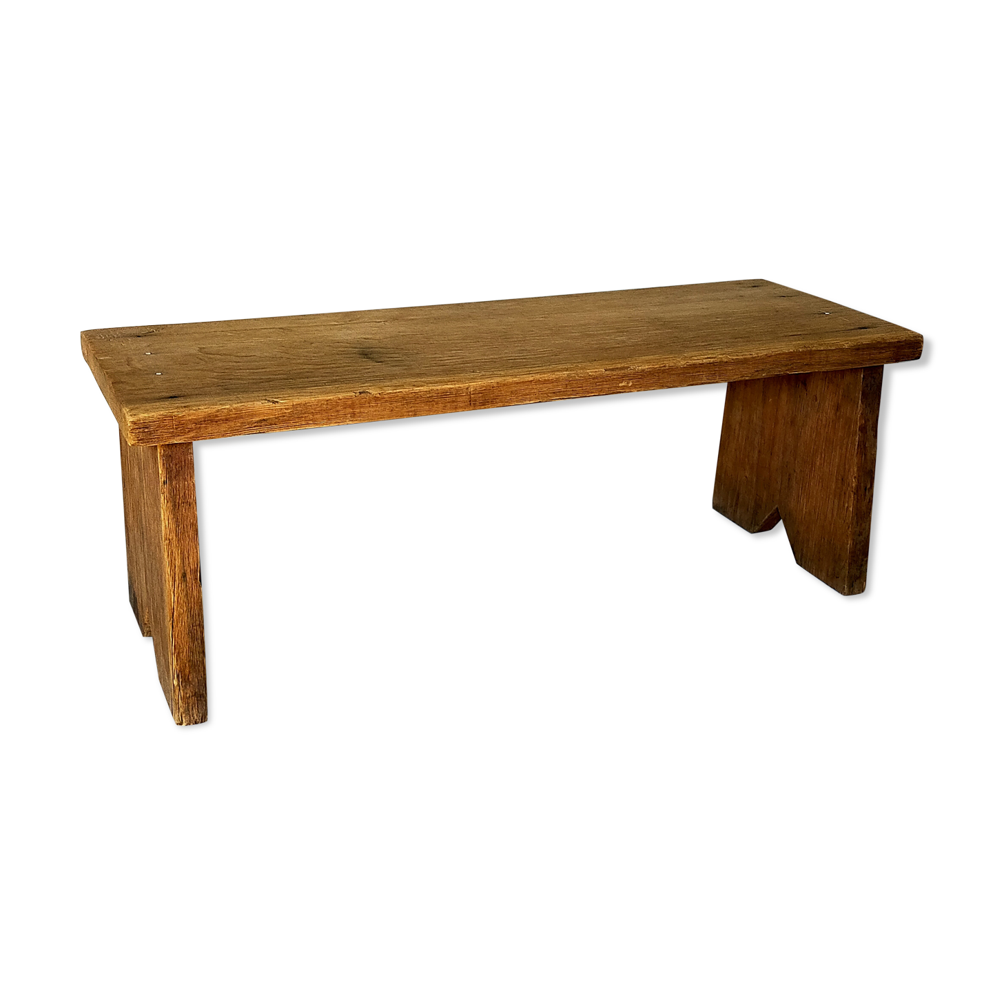 Booster bench Reconstruction in raw solid oak