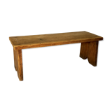 Booster bench Reconstruction in raw solid oak