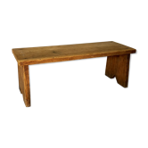 Booster bench Reconstruction in raw solid oak