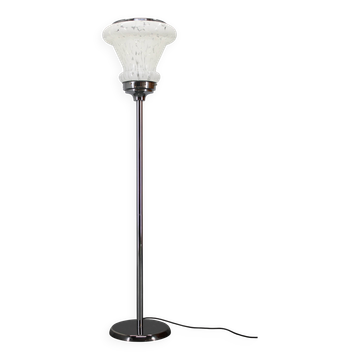 1970s Glass Floor Lamp , Italy