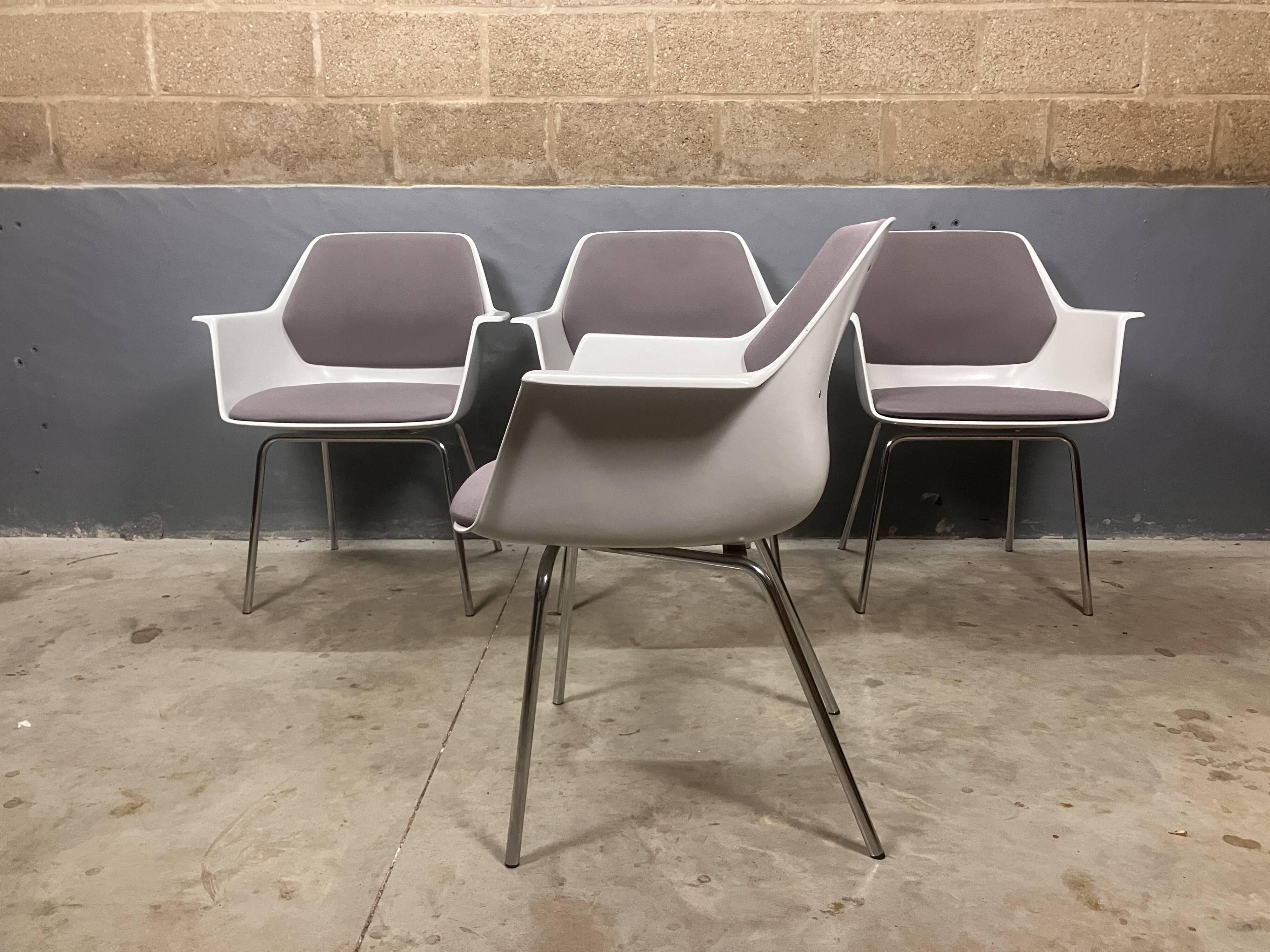 Space Age vintage bucket Chair Georg Leowald Wilkhahn