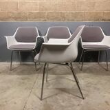 Space Age vintage bucket Chair Georg Leowald Wilkhahn