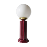 Lampe ceramique et opaline