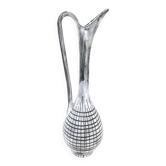 Vintage grey ceramic soliflore, 1970.