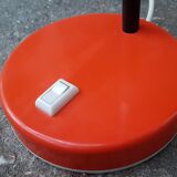 Chrome hinged lamp year 70 orange